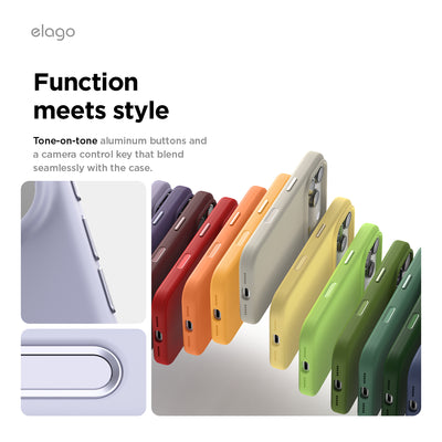 Elago Mag Silicone Case for iPhone 17 Pro / iPhone 18 Pro - Purple 