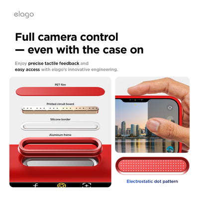 Elago Mag Silicone Case for iPhone 17 Pro / iPhone 18 Pro - Red 