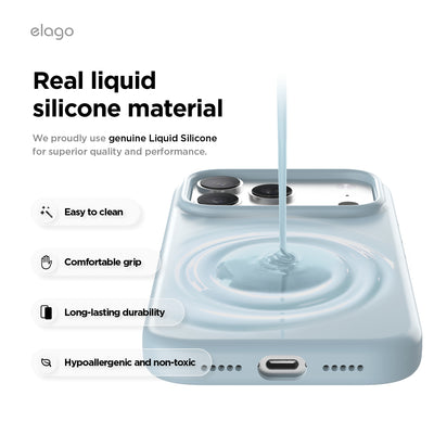 Elago Mag Silicone Case for iPhone 17 Pro / iPhone 18 Pro - Sky Blue 