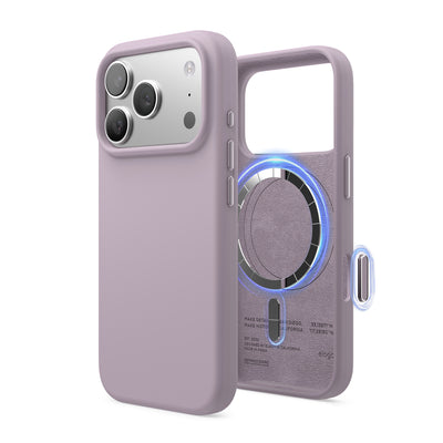 Elago Mag Silicone Case for iPhone 17 Pro / iPhone 18 Pro - Soft Purple 
