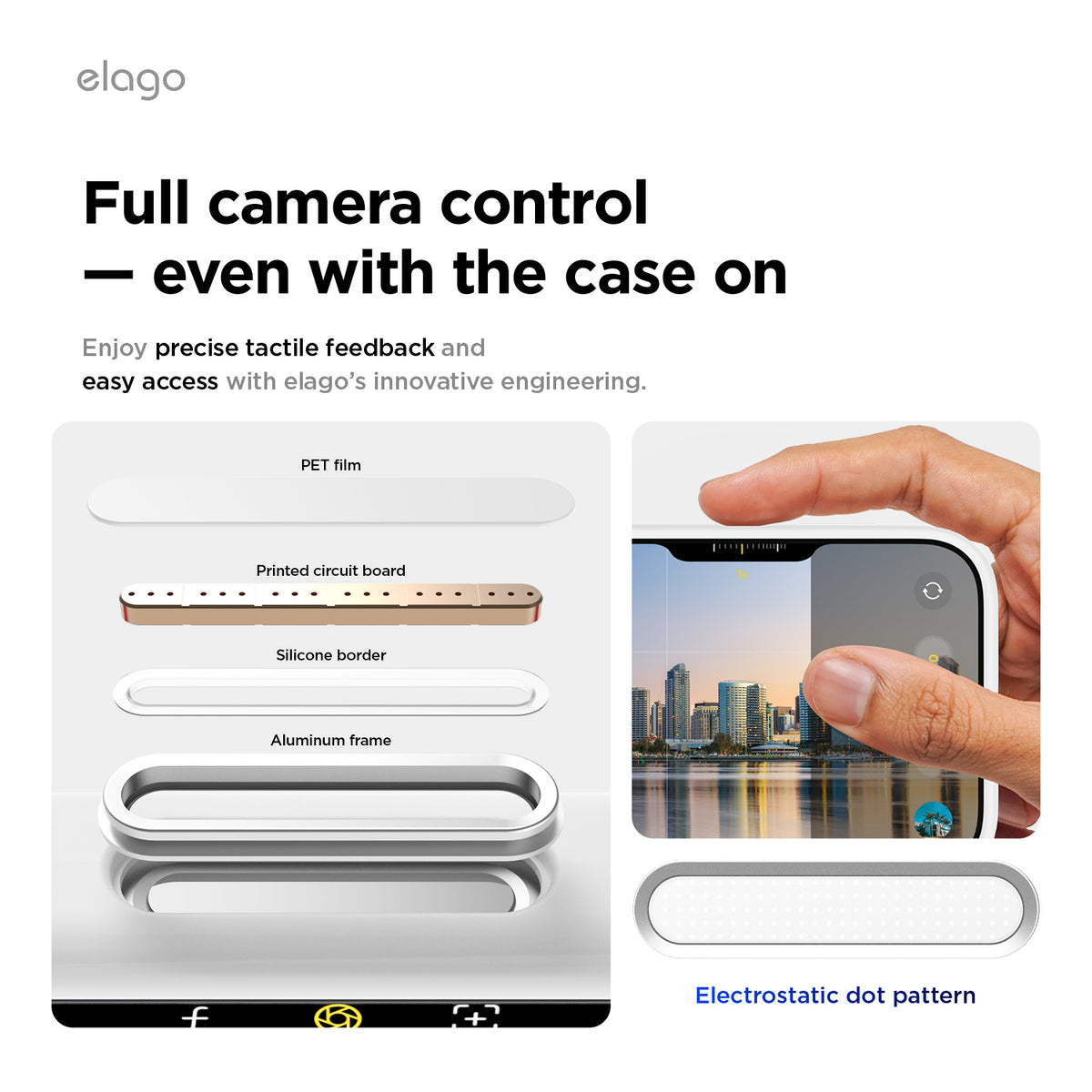 Elago Mag Silicone Case for iPhone 17 Pro / iPhone 18 Pro - White 