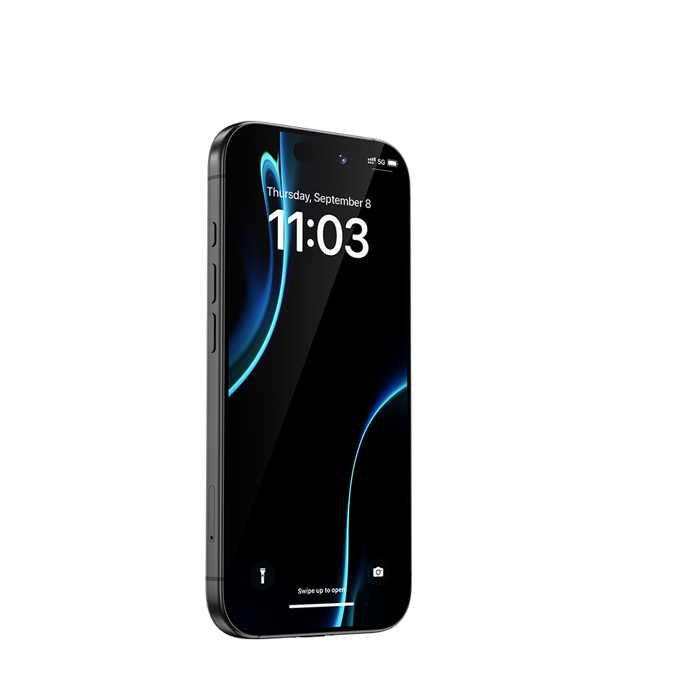 واقي شاشة بنكس جلاس ووريور سوبر مضاد للانعكاس لجهاز آيفون 17 برو ماكس / 17 برو