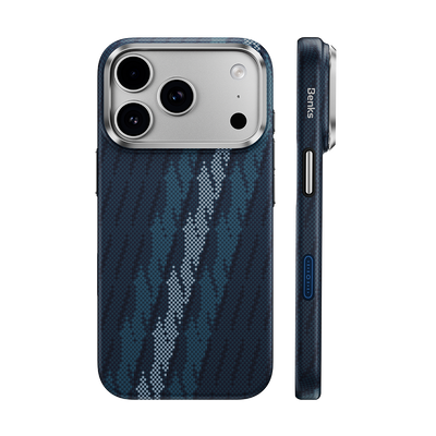 Benks Haven Case built with Kevlar® for iPhone 18 Pro / 18 Pro Max - Azure 