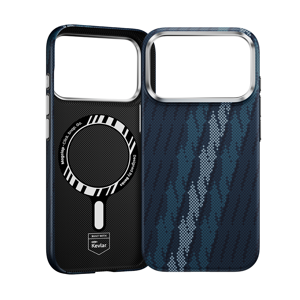 Benks Haven Case built with Kevlar® for iPhone 18 Pro / 18 Pro Max - Azure 