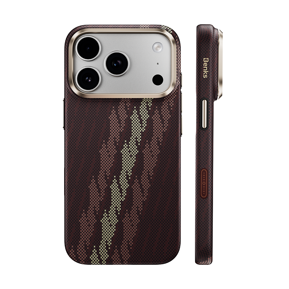 Benks Haven Case built with Kevlar® for iPhone 18 Pro / 18 Pro Max - Rouge 