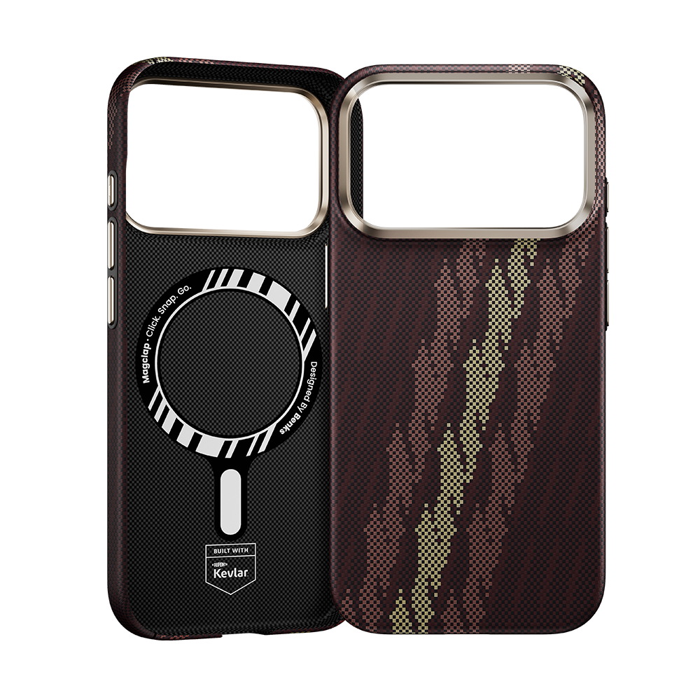 Benks Haven Case built with Kevlar® for iPhone 18 Pro / 18 Pro Max - Rouge 