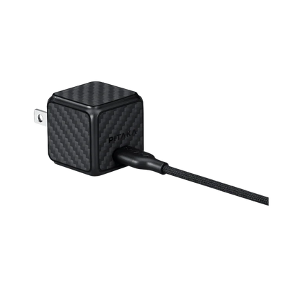 Pitaka 30W USB C GaN Charger with Braided USB-C Cable