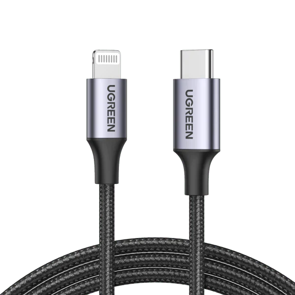 Ugreen MFi Braided PD Fast Charger USB-C to Lightning Cable - 2m