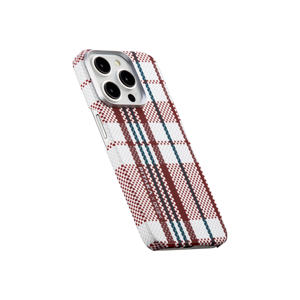 Pitaka red-white-blue MagEZ Case 4 for iPhone 15 Pro Max