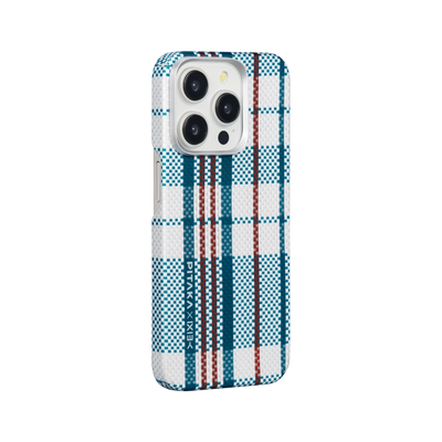 Pitaka red-white-blue MagEZ Case 4 for iPhone 15 Pro Max
