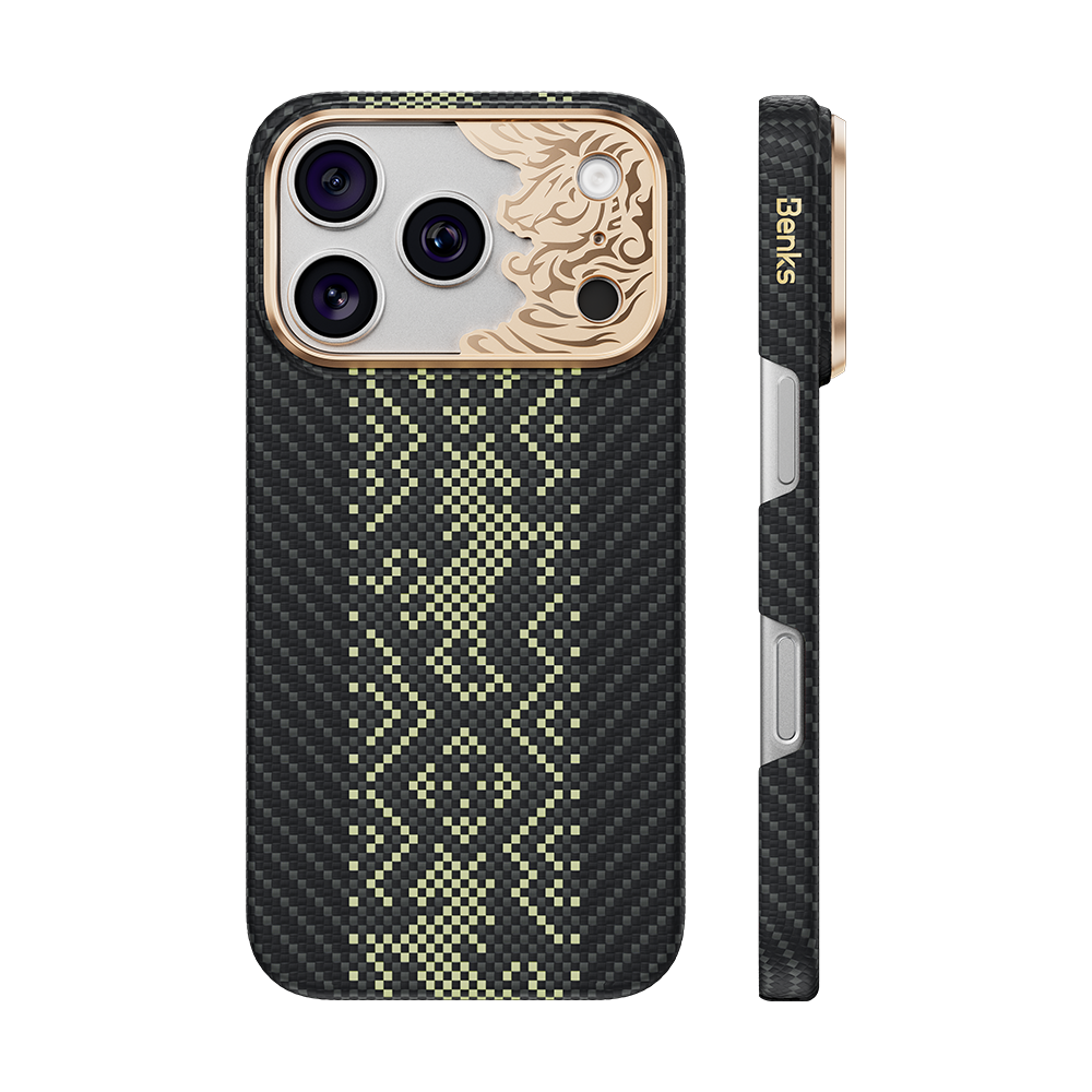 Benks Knight Air C1 Case built with Kevlar® for iPhone 18 Pro - Black #color_black