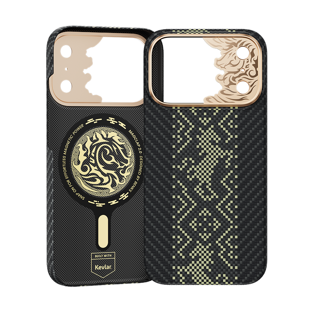 Benks Knight Air C1 Case built with Kevlar® for iPhone 18 Pro - Black #color_black