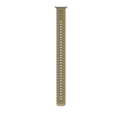 Apple Watch Ultra Ocean Band Extension (49mm) - Translucent Kelp (Natural Titanium) 