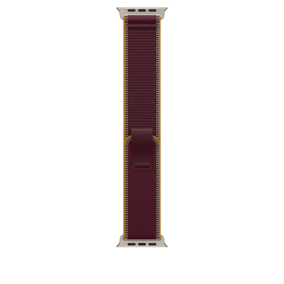 Apple Watch Ultra Trail Loop (49mm) - Burgundy (Natural Titanium) 