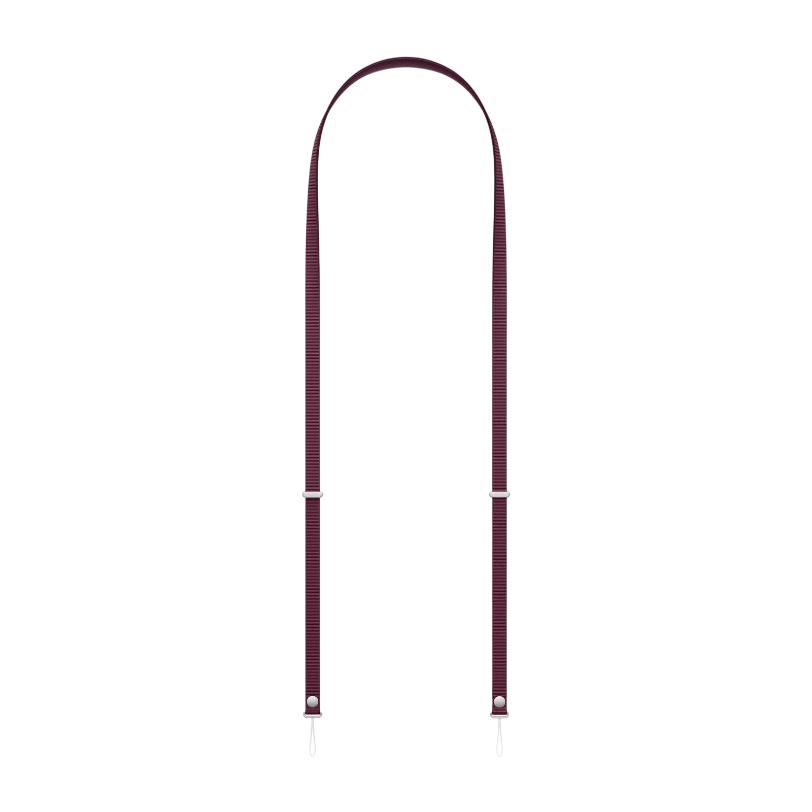 Apple Crossbody Strap in Burgundy 