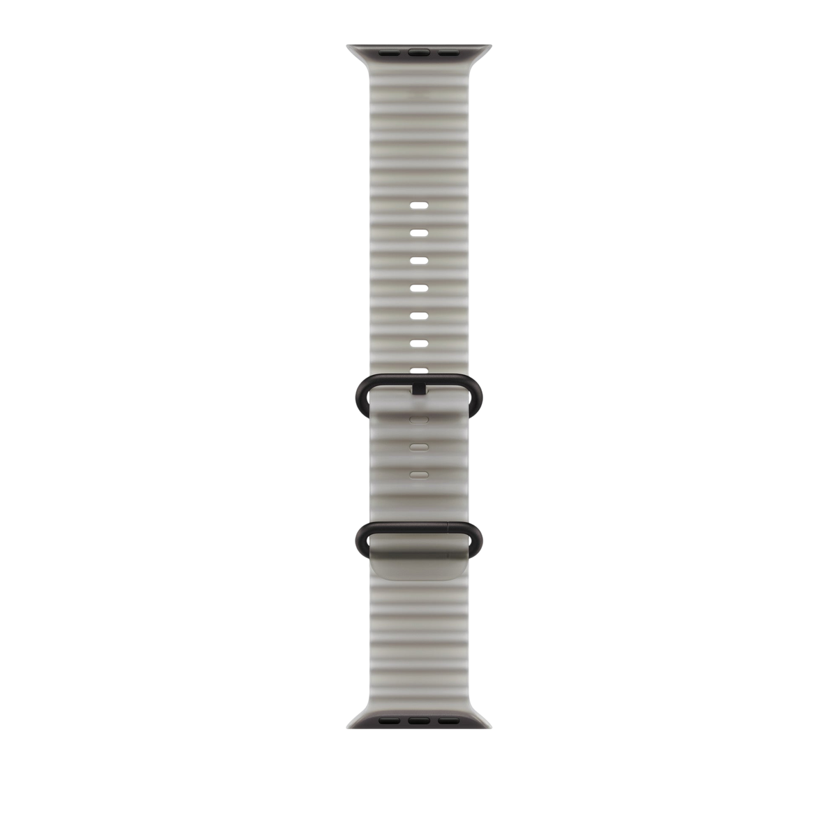Apple Watch Ultra Ocean Band (49mm) - Translucent Grey (Black Titanium) 