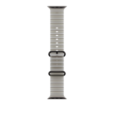 Apple Watch Ultra Ocean Band (49mm) - Translucent Grey (Black Titanium) 