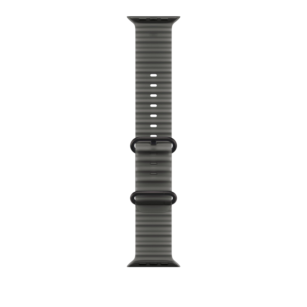 Apple Watch Ultra Ocean Band (49mm) - Translucent Black (Black Titanium) 
