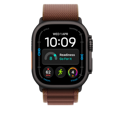 Apple Watch Ultra Alpine Loop (49mm) - Burgundy (Black Titanium) - alternate view 2 