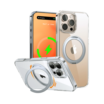 TOORAS Ostand Pro حافظة MagSafe قابلة للدوران 360 درجة لهاتف iPhone 16 Pro