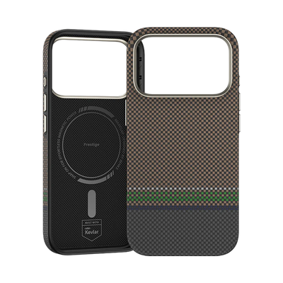 غلاف بنكس بريستيج أرمور برو مصنوع من كيفلار® لآيفون 17 برو ماكس / 17 برو