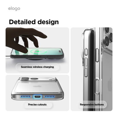 Elago Hybrid Clear Case for iPhone 17 Pro Max / iPhone 18 Pro Max