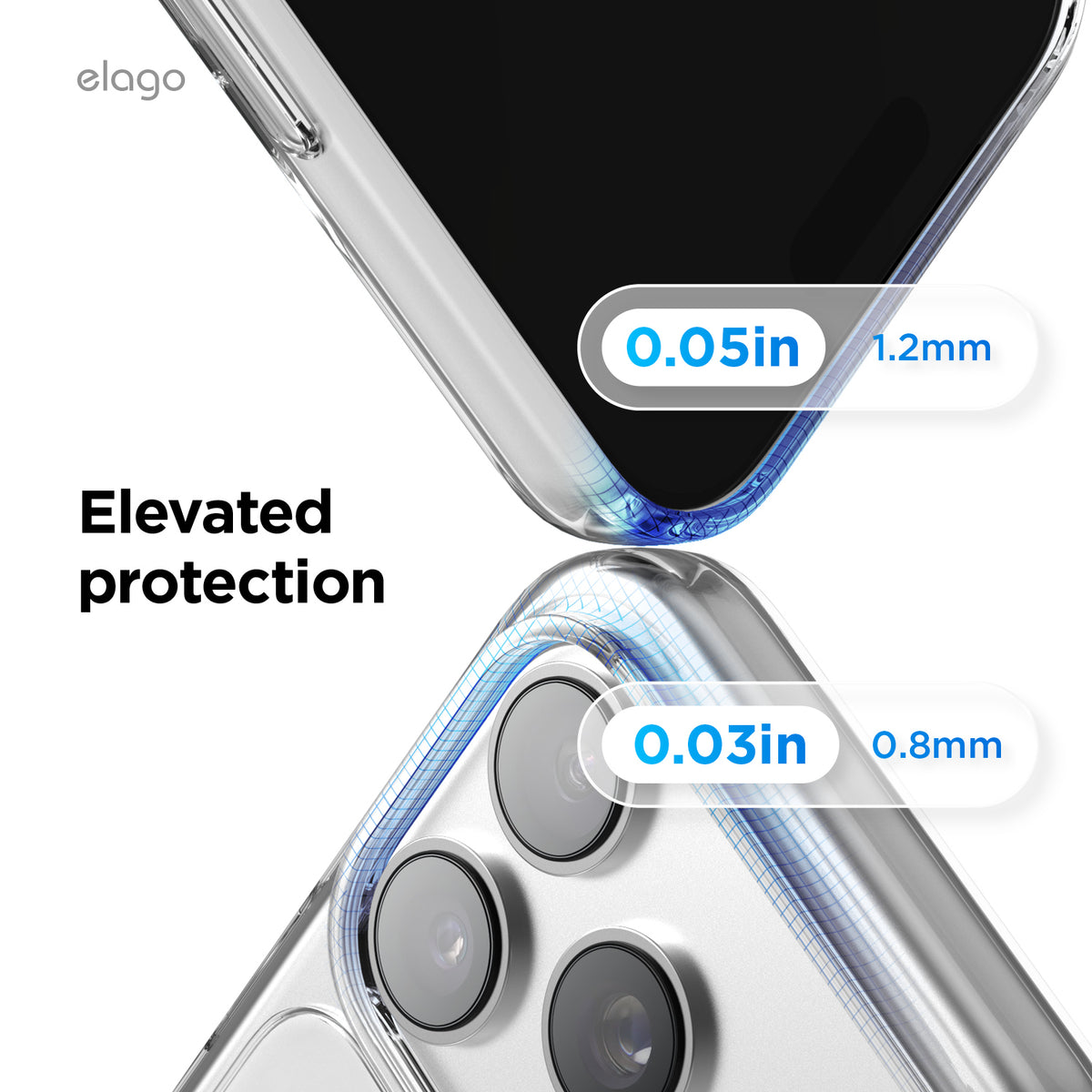 Elago MagHybrid Clear Case for iPhone 17 Pro Max / iPhone 18 Pro Max