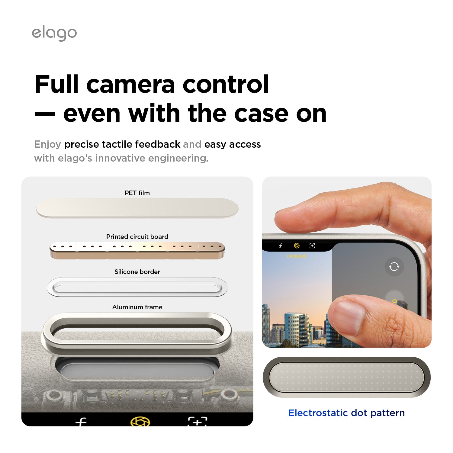Elago MagLeather Case for iPhone 17 Pro Max / iPhone 18 Pro Max - Light Grey 