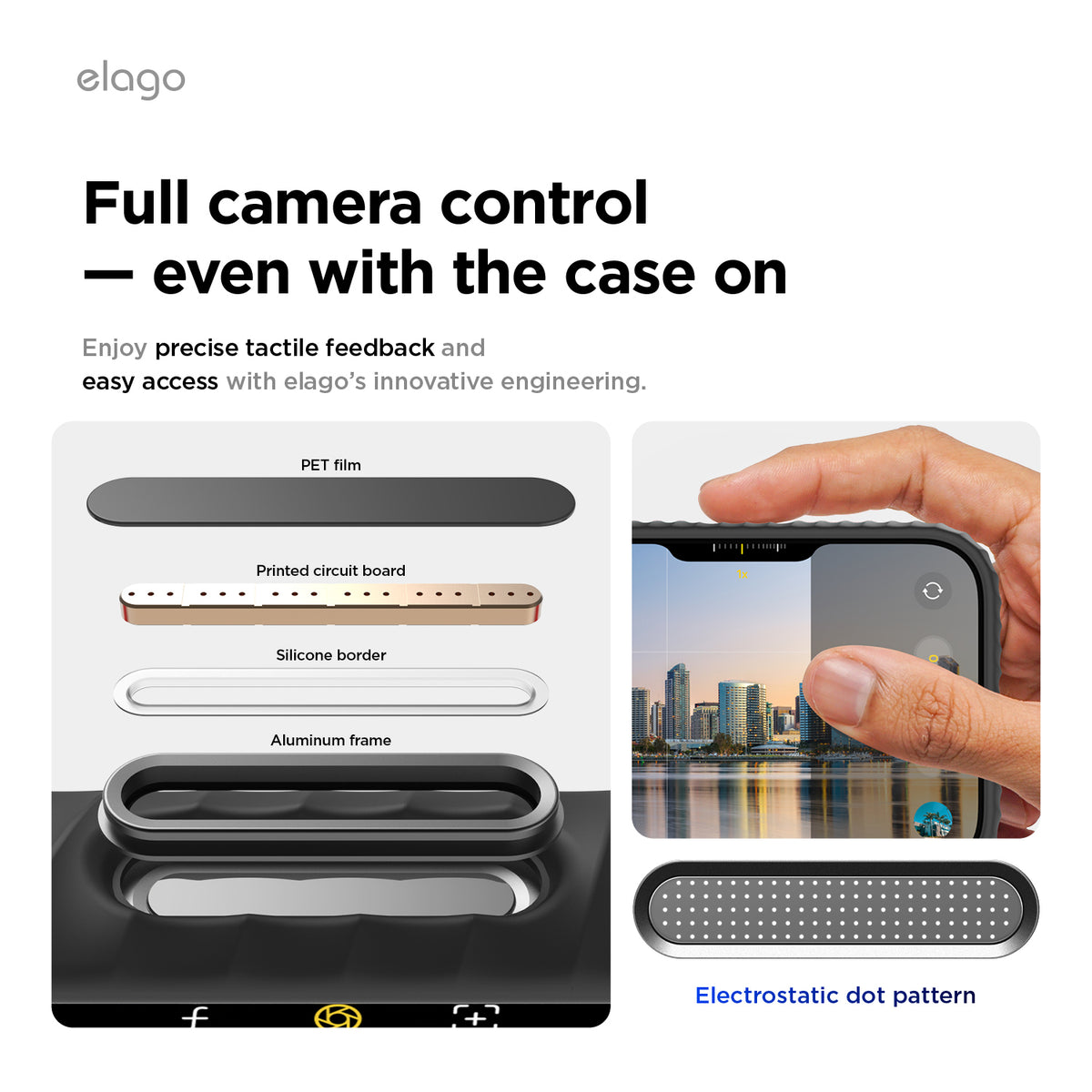 Elago MagRidge Silicone Case for iPhone 17 Pro Max / iPhone 18 Pro Max - Black 
