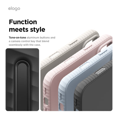 Elago MagRidge Silicone Case for iPhone 17 Pro Max / iPhone 18 Pro Max - Black 