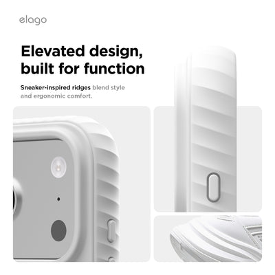 Elago MagRidge Silicone Case for iPhone 17 Pro Max / iPhone 18 Pro Max - White 