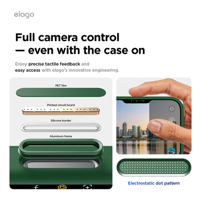 Elago Mag Silicone Case for iPhone 17 Pro Max / iPhone 18 Pro Max - Alpine Green 
