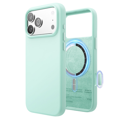 Elago Mag Silicone Case for iPhone 17 Pro Max / iPhone 18 Pro Max - Aqua Sky 