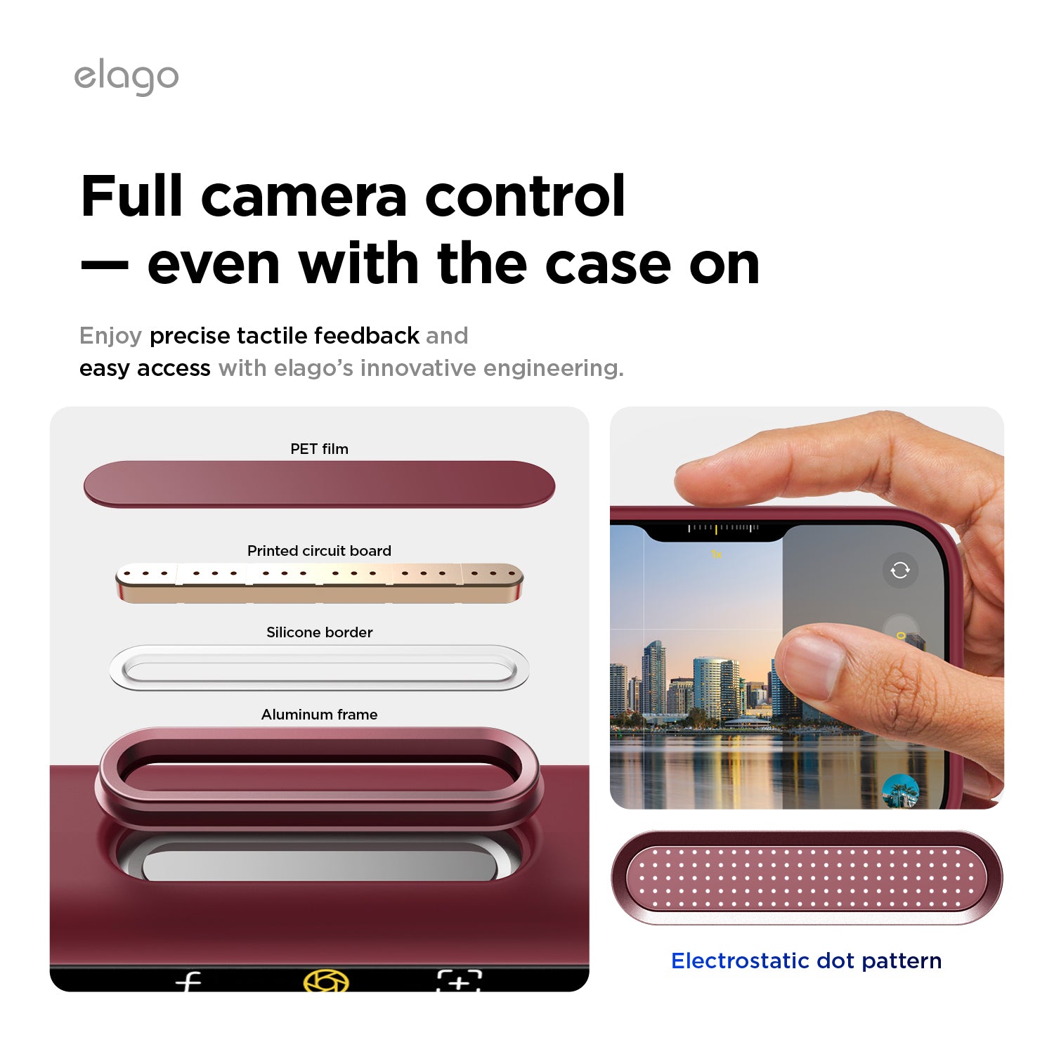 Elago Mag Silicone Case for iPhone 17 Pro Max / iPhone 18 Pro Max - Burgundy 