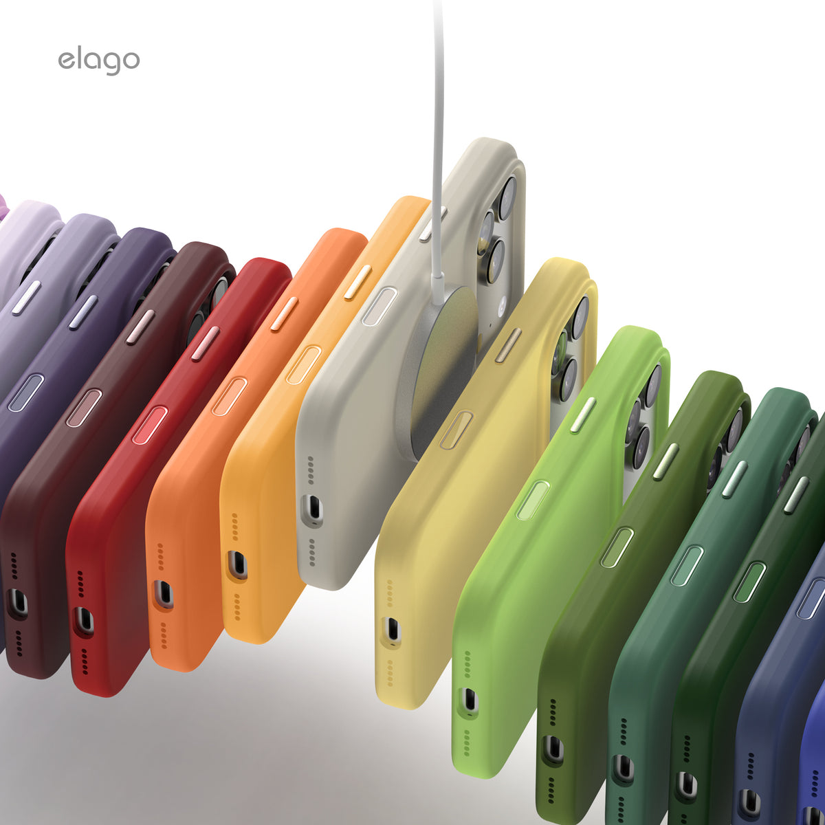 Elago Mag Silicone Case for iPhone 17 Pro Max / iPhone 18 Pro Max - Black 