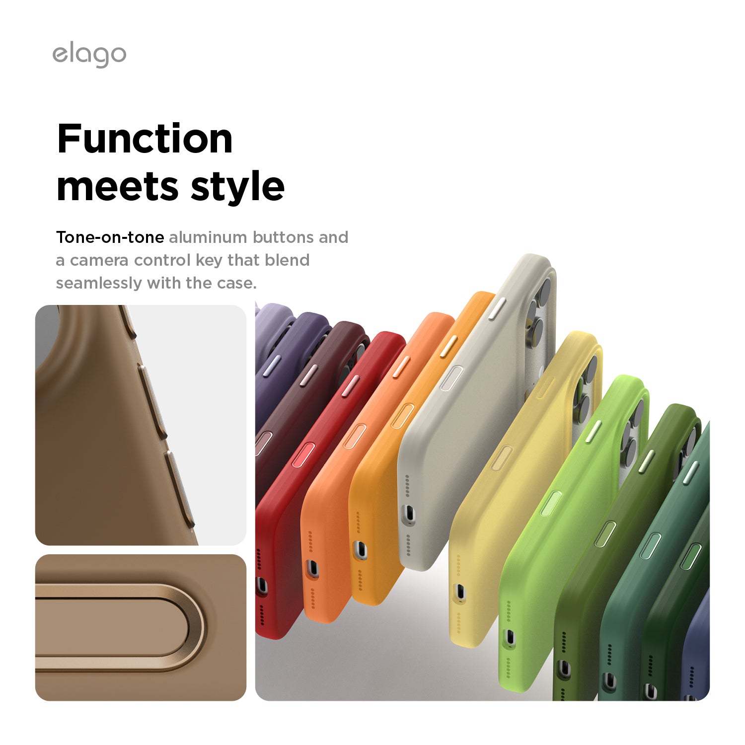 Elago Mag Silicone Case for iPhone 17 Pro Max / iPhone 18 Pro Max - Brown 