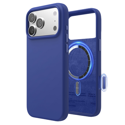 Elago Mag Silicone Case for iPhone 17 Pro Max / iPhone 18 Pro Max - Cobalt Blue 