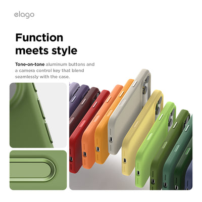 Elago Mag Silicone Case for iPhone 17 Pro Max / iPhone 18 Pro Max - Cedar Green 