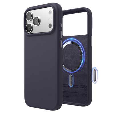 Elago Mag Silicone Case for iPhone 17 Pro Max / iPhone 18 Pro Max - Deep Purple 