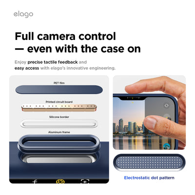 Elago Mag Silicone Case for iPhone 17 Pro Max / iPhone 18 Pro Max - Jean Indigo 