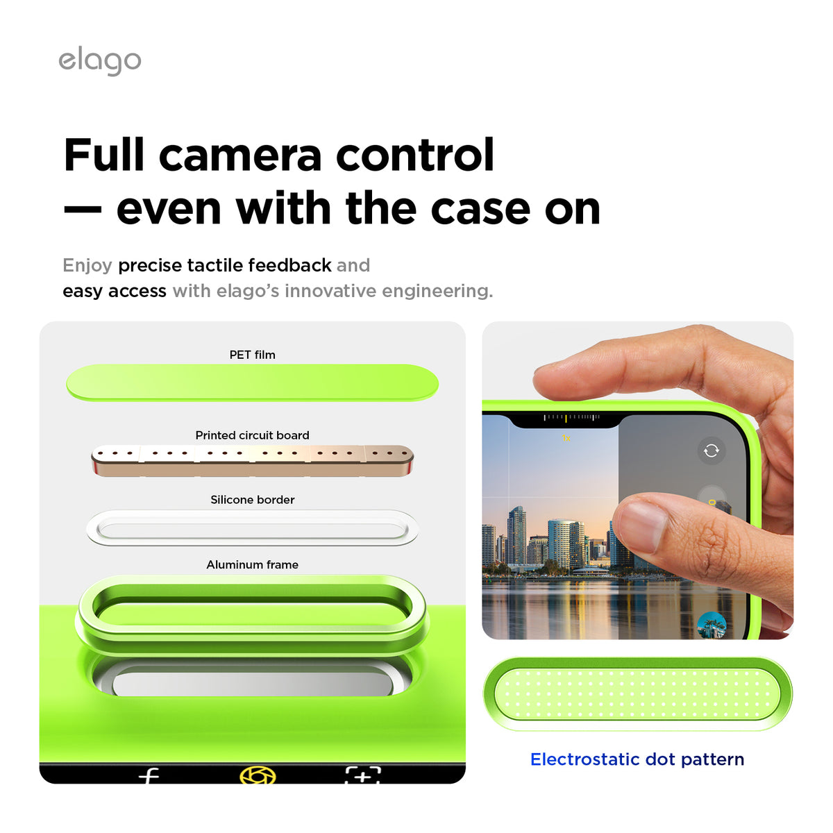 Elago Mag Silicone Case for iPhone 17 Pro Max / iPhone 18 Pro Max - Lime Green 