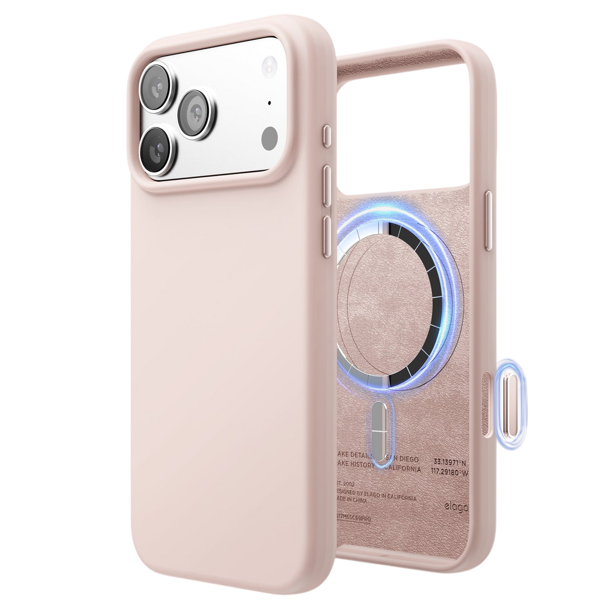 Elago Mag Silicone Case for iPhone 17 Pro Max / iPhone 18 Pro Max - Lovely Pink 