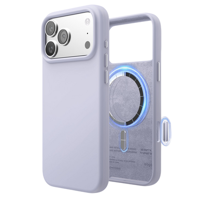 Elago Mag Silicone Case for iPhone 17 Pro Max / iPhone 18 Pro Max - Purple 