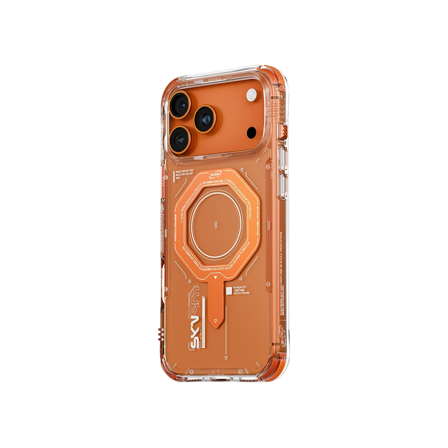 Skinarma Magma Mag-Charge Case for iPhone 17 Pro Max - Orange 