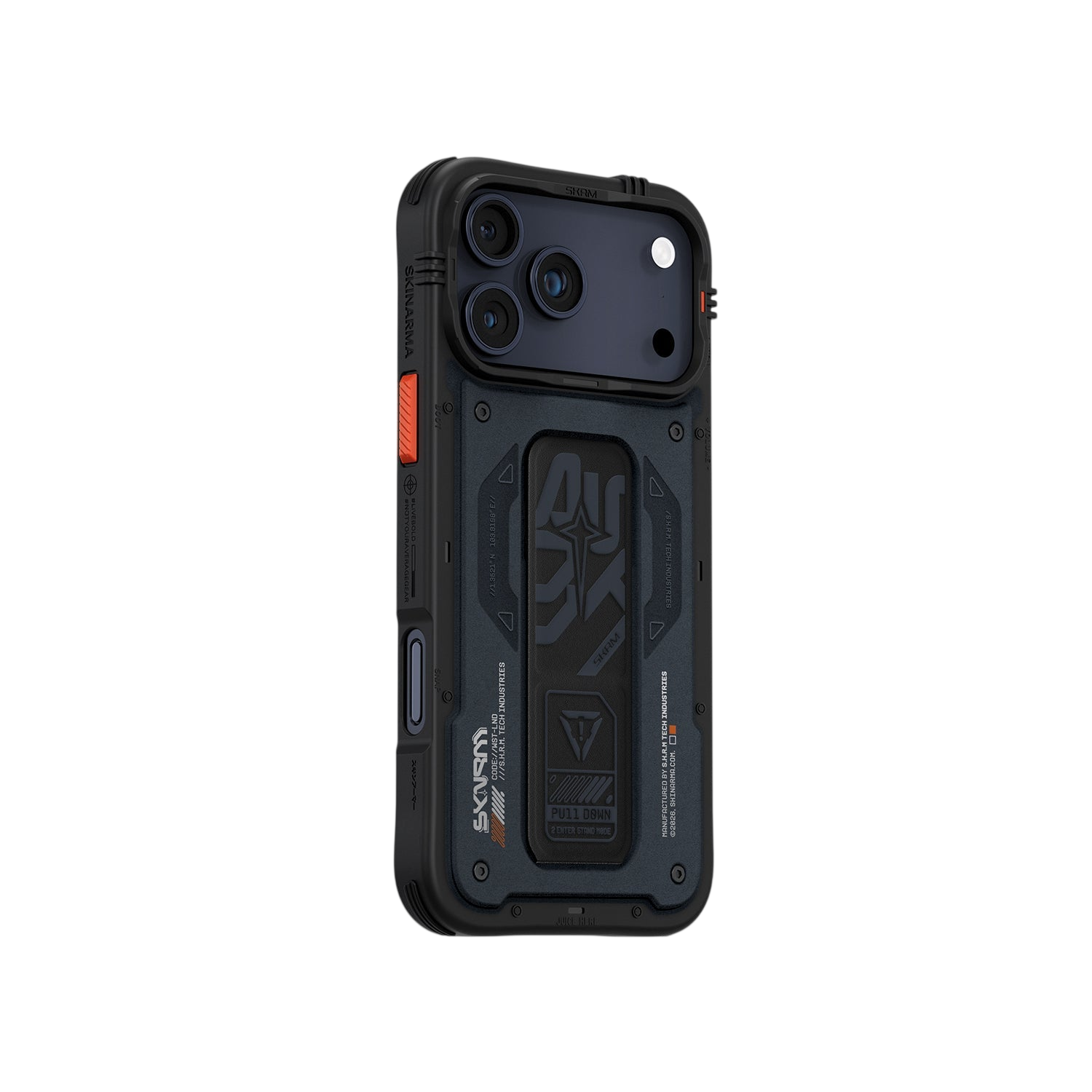 Skinarma Aegis Mag-Charge Grip-Stand Case for iPhone 17 Pro Max - Navy 