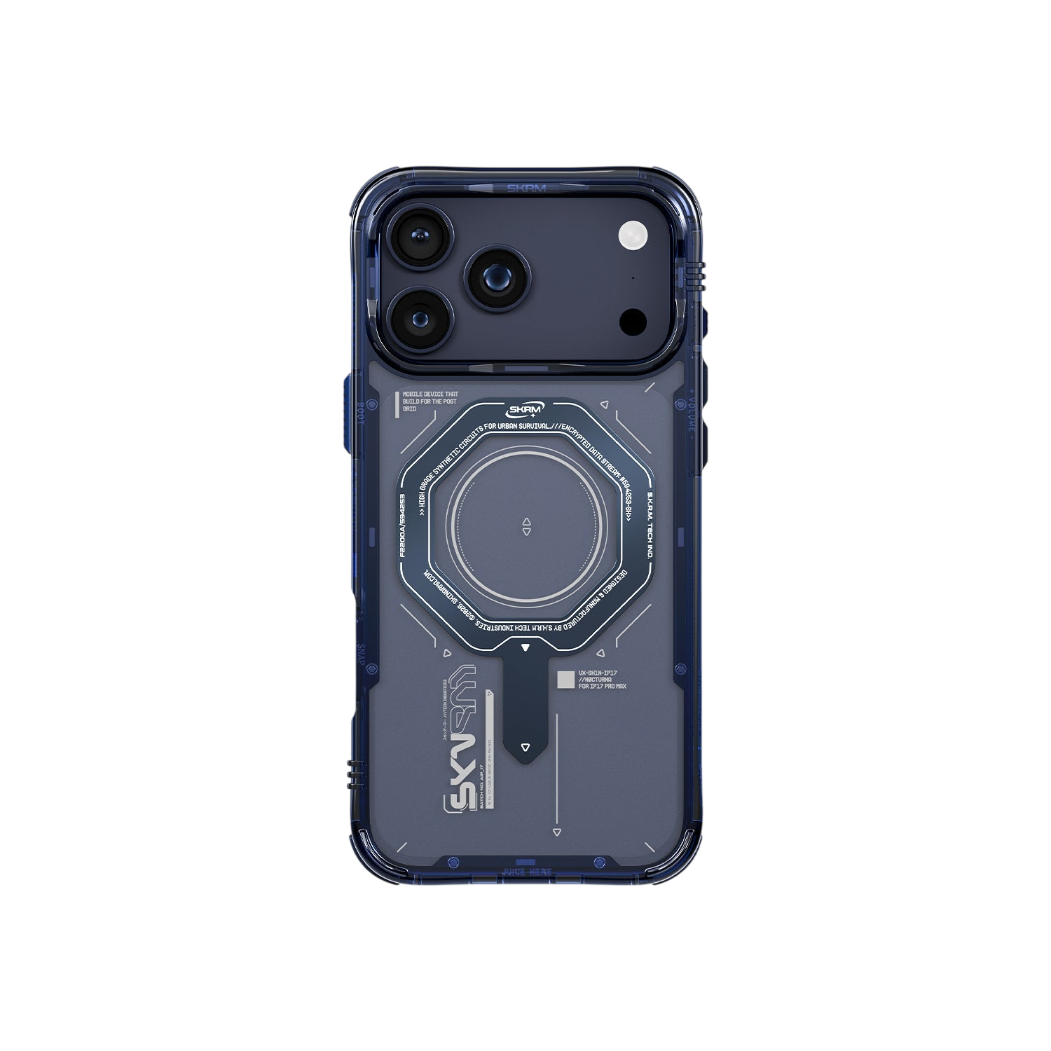 Skinarma Magma Mag-Charge Case for iPhone 17 Pro Max - Navy 