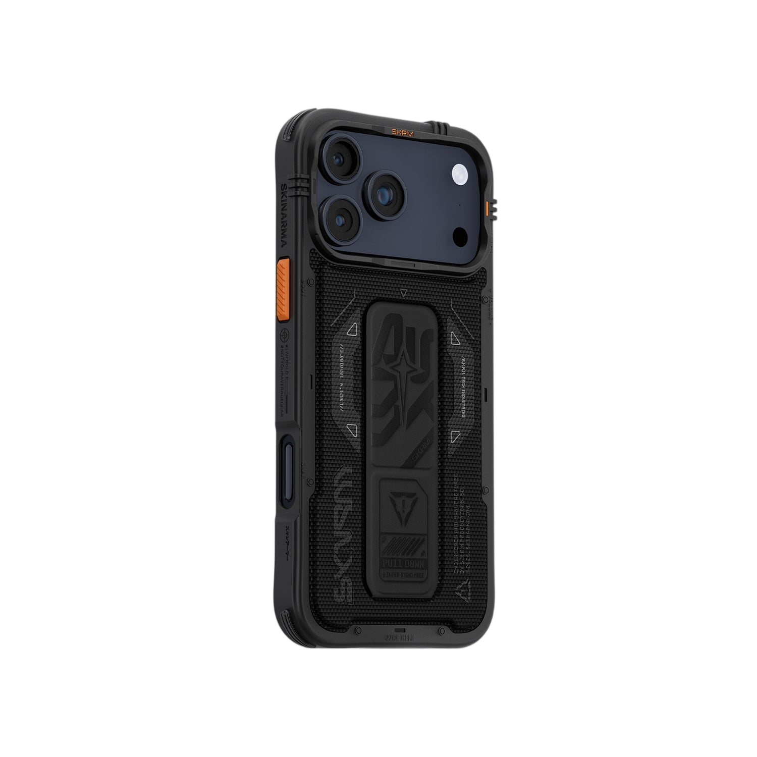 Skinarma Phantom Mag-Charge Grip-Stand Case for iPhone 17 Pro Max - Black 