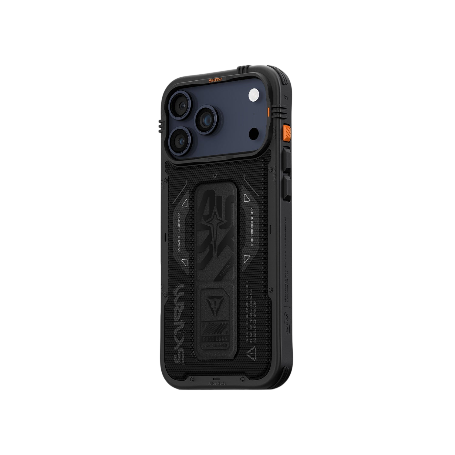 Skinarma Phantom Mag-Charge Grip-Stand Case for iPhone 17 Pro Max - Black 