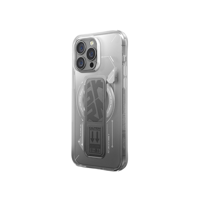 Skinarma HELIO Mag-Charge Case with Grip-Stand for iPhone 16 Pro