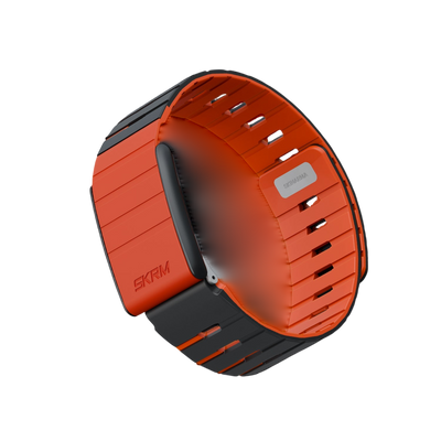Skinarma GEMINI Strap for Whoop 5 MG Series - BLACKORANGE #color_blackorange